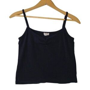Cotton On Camisole Women's Black Large Cotton Stretchy Cami Tank Top